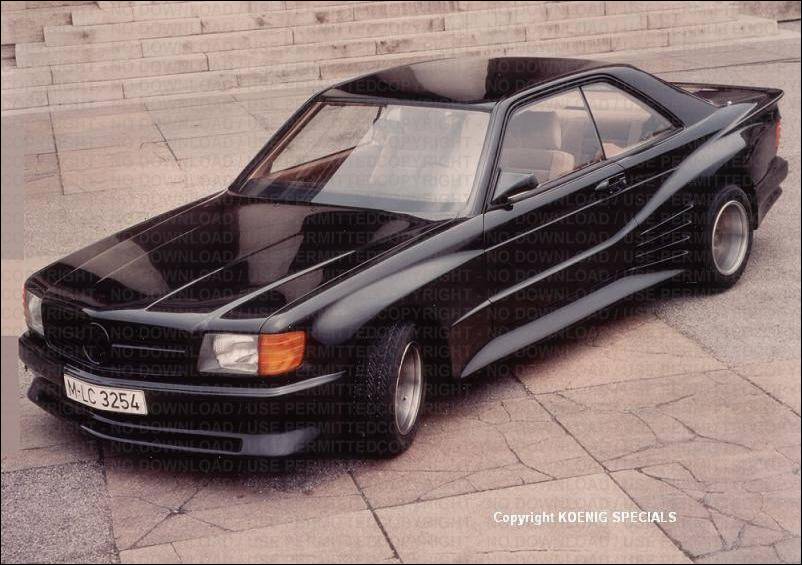 Car Tuning based on Mercedes C126SEC